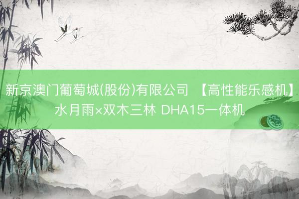 新京澳门葡萄城(股份)有限公司 【高性能乐感机】水月雨×双木三林 DHA15一体机