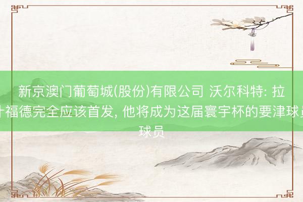 新京澳门葡萄城(股份)有限公司 沃尔科特: 拉什福德完全应该首发, 他将成为这届寰宇杯的要津球员